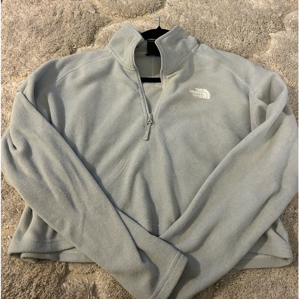 North Face Quarter Zip Large